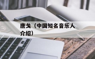 唐戈（中国知名音乐人介绍）