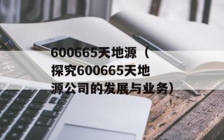600665天地源（探究600665天地源公司的发展与业务）