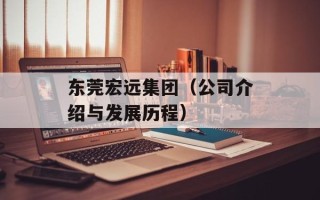 东莞宏远集团（公司介绍与发展历程）