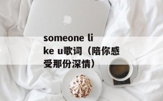 someone like u歌词（陪你感受那份深情）