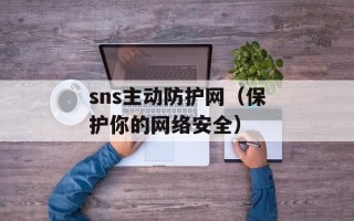 sns主动防护网（保护你的网络安全）