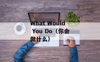 What Would You Do（你会做什么）