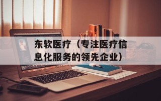 东软医疗（专注医疗信息化服务的领先企业）