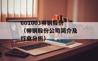 601003柳钢股份（柳钢股份公司简介及行业分析）