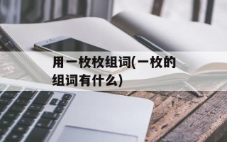 用一枚枚组词(一枚的组词有什么)