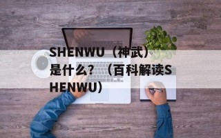 SHENWU（神武）是什么？（百科解读SHENWU）