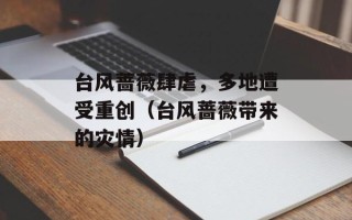 台风蔷薇肆虐，多地遭受重创（台风蔷薇带来的灾情）