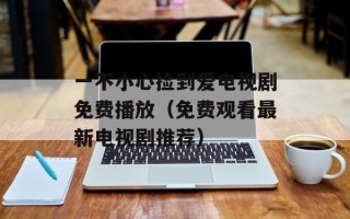 一不小心捡到爱电视剧免费播放（免费观看最新电视剧推荐）