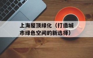 上海屋顶绿化（打造城市绿色空间的新选择）