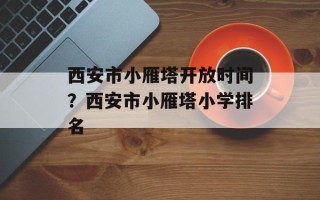 西安市小雁塔开放时间？西安市小雁塔小学排名