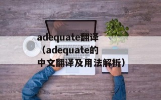 adequate翻译（adequate的中文翻译及用法解析）