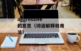 aggressive的意思（词语解释和用法）