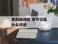 掌的组词组 掌可以组什么词语