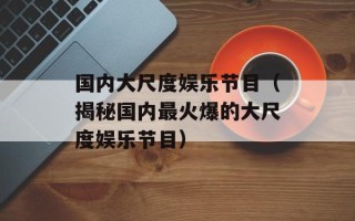 国内大尺度娱乐节目（揭秘国内最火爆的大尺度娱乐节目）