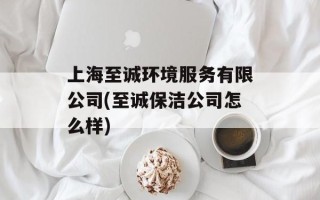 上海至诚环境服务有限公司(至诚保洁公司怎么样)