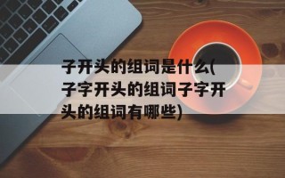 子开头的组词是什么(子字开头的组词子字开头的组词有哪些)
