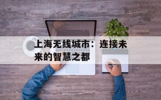 上海无线城市：连接未来的智慧之都