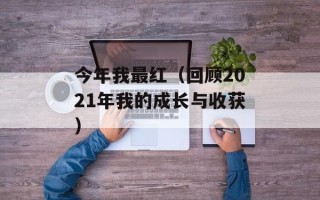 今年我最红（回顾2021年我的成长与收获）