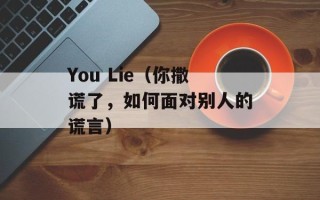 You Lie（你撒谎了，如何面对别人的谎言）