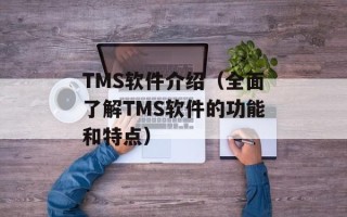 TMS软件介绍（全面了解TMS软件的功能和特点）