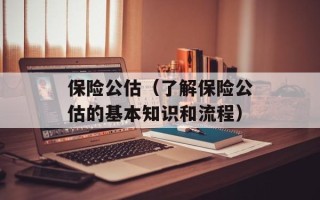 保险公估（了解保险公估的基本知识和流程）