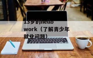 13岁的hello work（了解青少年就业问题）