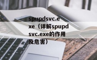 spupdsvc.exe（详解spupdsvc.exe的作用及危害）