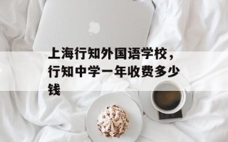 上海行知外国语学校，行知中学一年收费多少钱