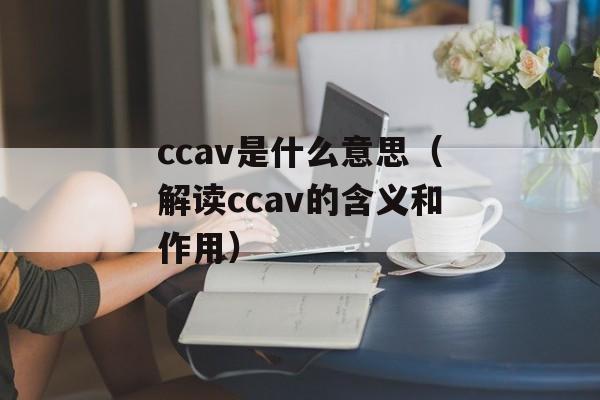 ccav是什么意思（解读ccav的含义和作用）-第1张图片-居家生活