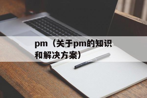 pm（关于pm的知识和解决方案）-第1张图片-居家生活