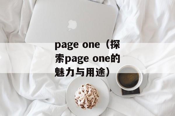 page one（探索page one的魅力与用途）-第1张图片-居家生活