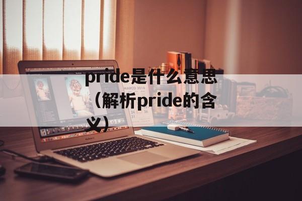 pride是什么意思（解析pride的含义）-第1张图片-居家生活