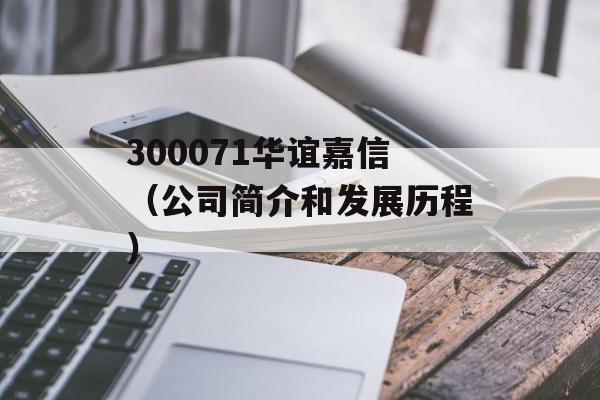 300071华谊嘉信（公司简介和发展历程）-第1张图片-居家生活
