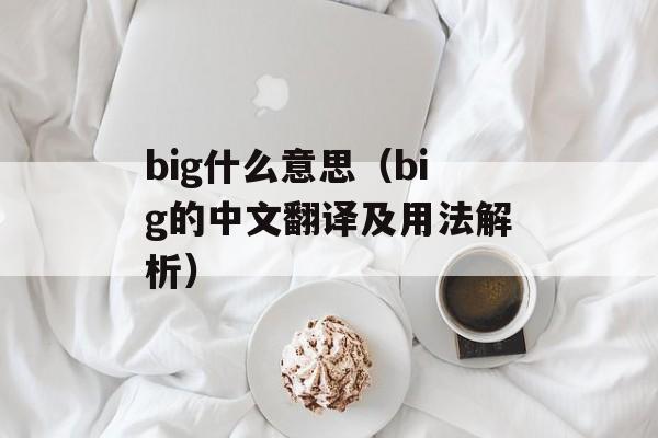 big什么意思（big的中文翻译及用法解析）-第1张图片-居家生活