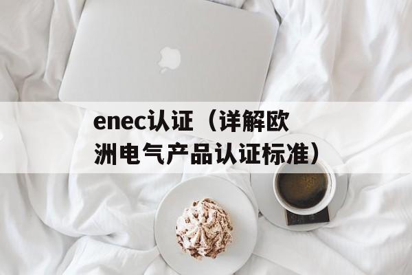 enec认证（详解欧洲电气产品认证标准）-第1张图片-居家生活