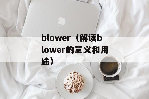 blower（解读blower的意义和用途）-第1张图片-居家生活