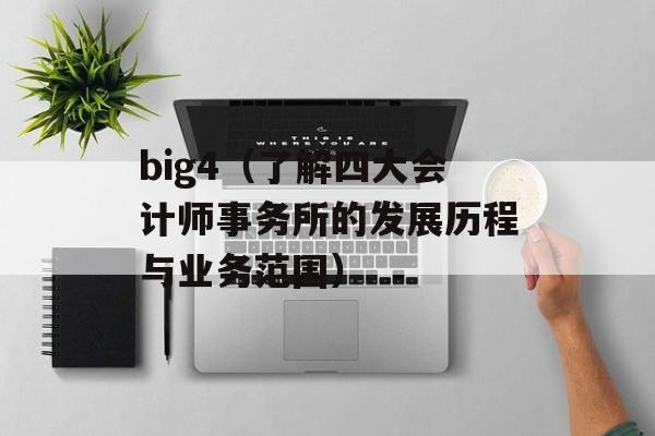 big4（了解四大会计师事务所的发展历程与业务范围）-第1张图片-居家生活