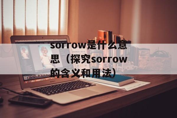 sorrow是什么意思（探究sorrow的含义和用法）-第1张图片-居家生活