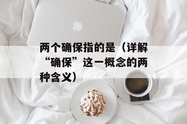 两个确保指的是（详解“确保”这一概念的两种含义）-第1张图片-居家生活