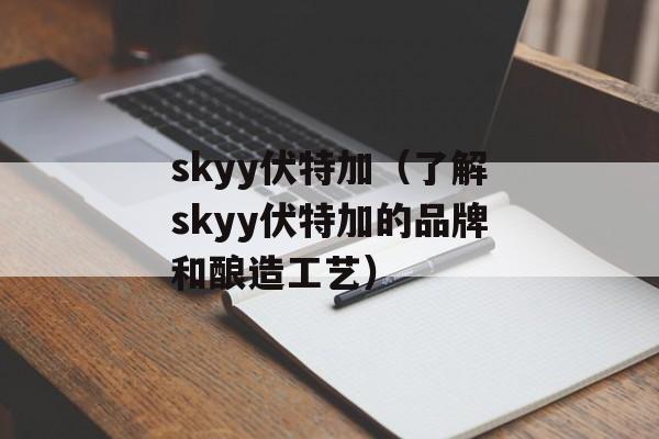 skyy伏特加（了解skyy伏特加的品牌和酿造工艺）-第1张图片-居家生活