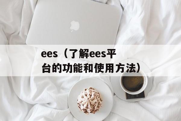 ees（了解ees平台的功能和使用方法）-第1张图片-居家生活