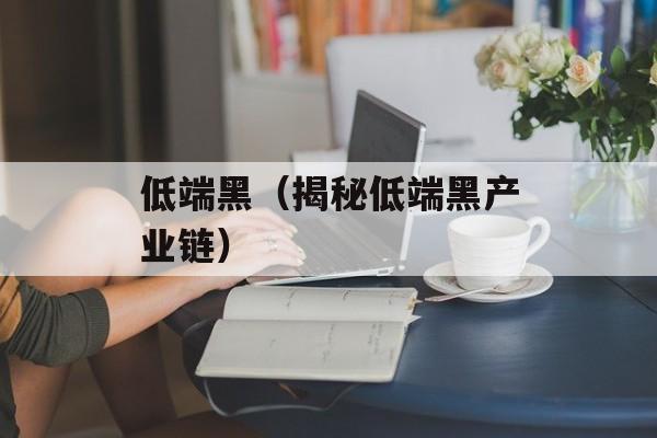 低端黑（揭秘低端黑产业链）-第1张图片-居家生活