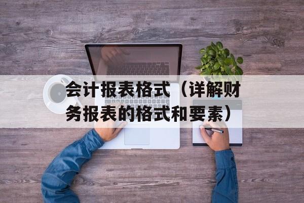 会计报表格式（详解财务报表的格式和要素）-第1张图片-居家生活