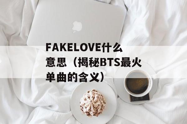 FAKELOVE什么意思（揭秘BTS最火单曲的含义）-第1张图片-居家生活