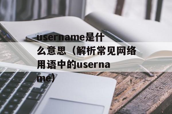 username是什么意思（解析常见网络用语中的username）-第1张图片-居家生活