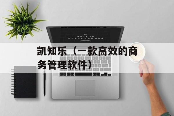 凯知乐（一款高效的商务管理软件）-第1张图片-居家生活