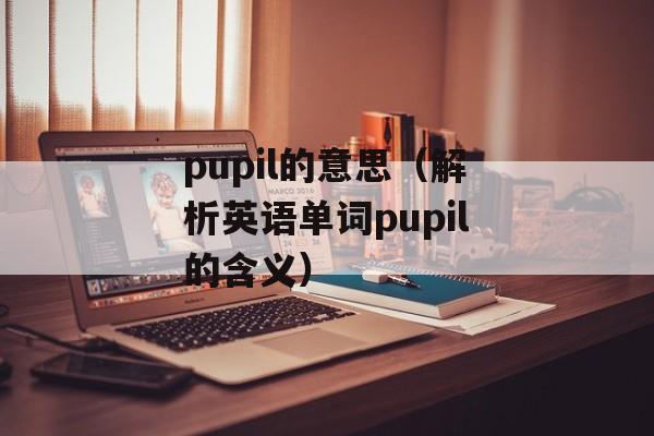 pupil的意思（解析英语单词pupil的含义）-第1张图片-居家生活