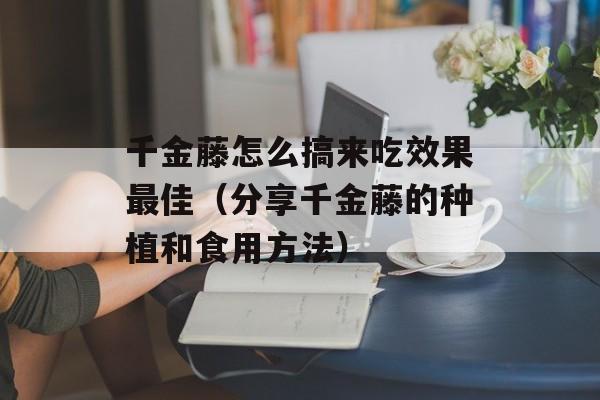 千金藤怎么搞来吃效果最佳（分享千金藤的种植和食用方法）-第1张图片-居家生活