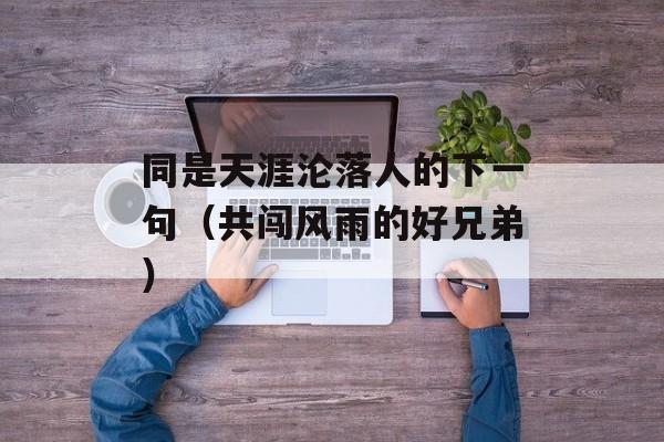 同是天涯沦落人的下一句（共闯风雨的好兄弟）-第1张图片-居家生活