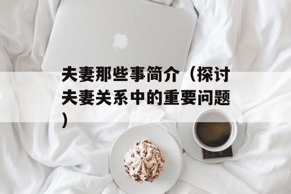 夫妻那些事简介（探讨夫妻关系中的重要问题）-第1张图片-居家生活